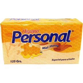 Hispano Personal con Miel 4.4 oz [Honey Soap] Pack of 12 Bars