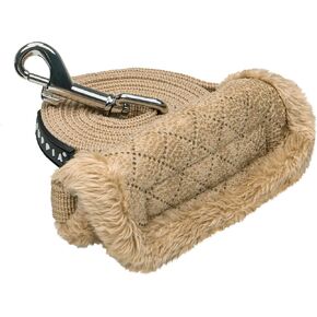 Puppia Irvin Dog Leash Diamond Pattern for Small and Medium Dog, Mustard, Medium