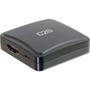 C2G VGA to HDMI Adapter, HDMI Adapter, 3.55mm, Black, Cables to Go 41410