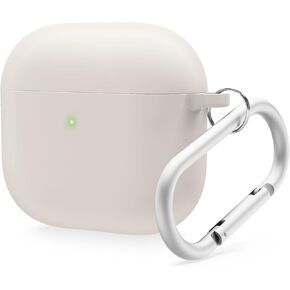 elago Liquid Hybrid Case Compatible with AirPods 4 Case Cover - Compatible with AirPods 4th Generation Case, Triple Layer Protection, Keychain Included, Wireless Charging, Shock Resistant (Stone)