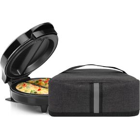 Non-Stick Omelet & Frittata Maker Cover, Omelet Maker Dust Cover Compatible with Holstein Housewares - Non-Stick Omelet & Frittata Maker - Dark Grey