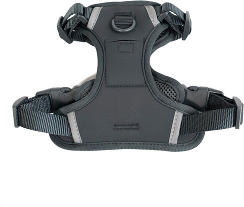 United Pups Dog Harness, Beautiful Reflective Accents, Front Tracker Pocket, No-Choke, All Weather Harness for Small to Large Dogs (Modern Pups Gray, Small) in Kuwait