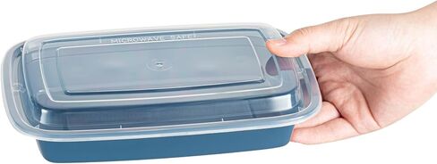 Restaurantware-Asporto 38 Ounce Take Out Containers, 50 Food Containers With Lids - Microwavable, Disposable, White Plastic To Go Food Containers, No BPA, For Take Out And Delivery in Saudi Arabia