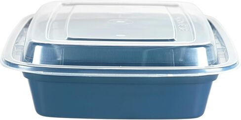 Restaurantware-Asporto 38 Ounce Take Out Containers, 50 Food Containers With Lids - Microwavable, Disposable, White Plastic To Go Food Containers, No BPA, For Take Out And Delivery in Saudi Arabia