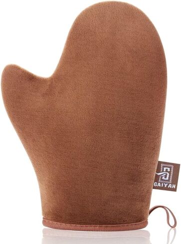 GAIYAH Self Tanning Mitt Applicator - Self Tanning Mitten Self Tanner Mitt Applicator Self Tanning Glove for Self Tan Mitt Applicator Sunless Tanning Mitts Tan Mitten for Tanning Lotion, Mousse, Spray in Saudi Arabia