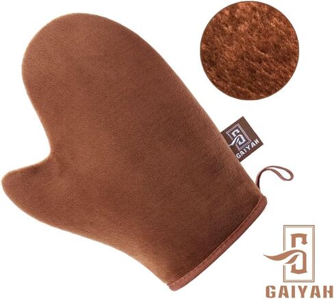 GAIYAH Self Tanning Mitt Applicator - Self Tanning Mitten Self Tanner Mitt Applicator Self Tanning Glove for Self Tan Mitt Applicator Sunless Tanning Mitts Tan Mitten for Tanning Lotion, Mousse, Spray in Saudi Arabia