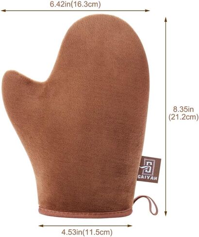GAIYAH Self Tanning Mitt Applicator - Self Tanning Mitten Self Tanner Mitt Applicator Self Tanning Glove for Self Tan Mitt Applicator Sunless Tanning Mitts Tan Mitten for Tanning Lotion, Mousse, Spray in Saudi Arabia