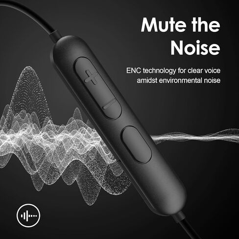 Bluetooth Headphones, 150H Playtime Wireless Bluetooth Earbuds with Earhooks, w/Mic in-Ear Magnetic Neckband Earphone, IPX7 Sweatproof Deep Bass Headset for Home, Traveling, Outdoor, Business Trips in Kuwait