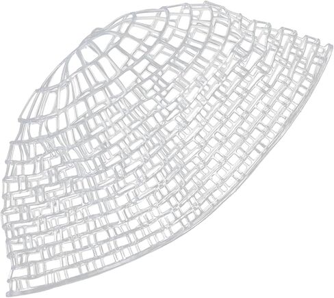 شبكة هبوط لصيد الأسماك من PXRJE، شبكة مطاطية ناعمة لصيد الأسماك وإطلاقها، حقيبة بديلة من المطاط الشفاف قابلة للطي (الحجم: L) in Kuwait