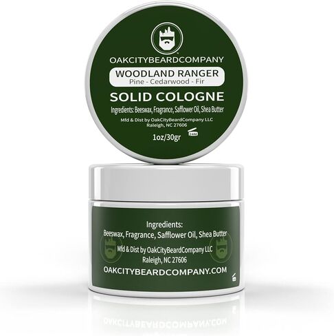 Oak City Beard Company - African Lion - Solid Cologne - 1 Ounce - Amber - Frankincense - Myrrh - Patchouli - Exotic in Saudi Arabia