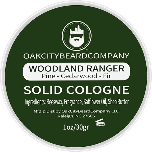 Oak City Beard Company - African Lion - Solid Cologne - 1 Ounce - Amber - Frankincense - Myrrh - Patchouli - Exotic in Saudi Arabia
