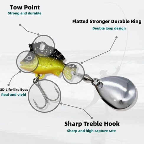 Bestac Metal VIB Fishing Lure Sinking Lure Fishing Spoon Lures Hard Bait for Bass and Trou 16G in Saudi Arabia