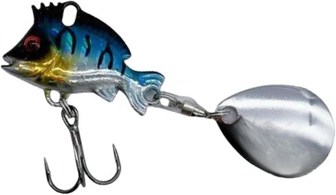 Bestac Metal VIB Fishing Lure Sinking Lure Fishing Spoon Lures Hard Bait for Bass and Trou 16G in Saudi Arabia