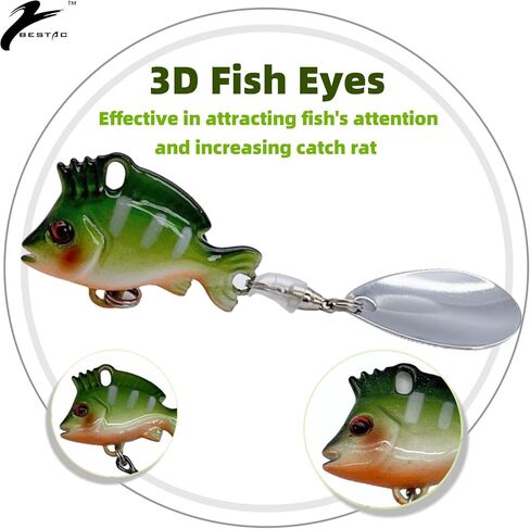 Bestac Metal VIB Fishing Lure Sinking Lure Fishing Spoon Lures Hard Bait for Bass and Trou 16G in Saudi Arabia