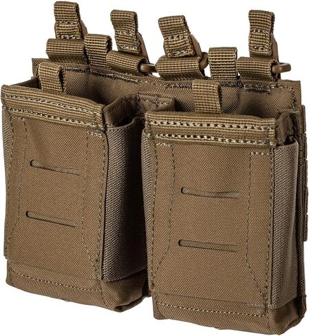 5.11 Tactical Flex Double AR Mag Pouch 2.0 - Versatile Flex-HT Mounting Holster, Concealed Retention, Waterproof Straps, 1 SZ, Style 56754ABR in Saudi Arabia