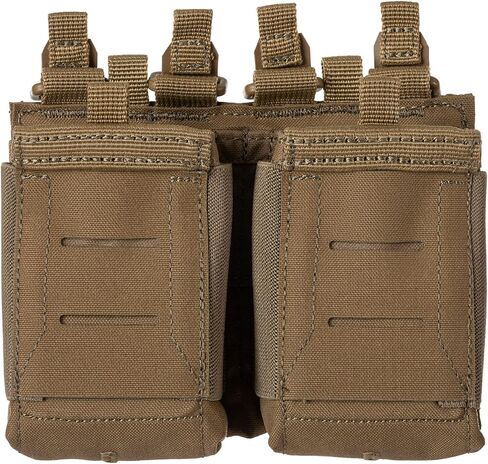 5.11 Tactical Flex Double AR Mag Pouch 2.0 - Versatile Flex-HT Mounting Holster, Concealed Retention, Waterproof Straps, 1 SZ, Style 56754ABR in Saudi Arabia