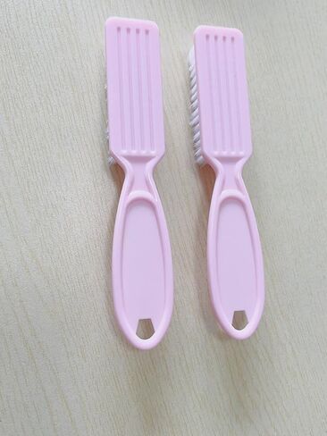 SQULIGT 6Pcs Nail Brush for Cleaning Fingernails, Handle Grip Cleaning Brush for Nail and Toenail, Nail Dust Brush Manicure Pedicure Tools Scrubbing Brush Women Men Home Salon(Purple) in Saudi Arabia