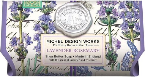 Michel Design Works Large Bath Soap Bar, Blush Peony in Saudi Arabia