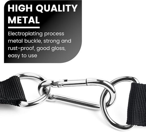 Ultra Heavy Duty Exercise Handles, Cable Handles Gym Equipment Attachment, Double D-Ring Grips, Encrypted Webbing, Blue Edge Design Non-Slip Comfort Grips in Saudi Arabia