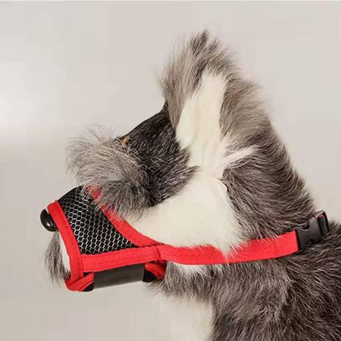 كمامة للكلاب مضادة للعض والمضغ، كمامة ناعمة مضادة للعض والنباح ومضغ، غطاء فم للحيوانات الأليفة للكلاب المتوسطة والكبيرة L in Kuwait