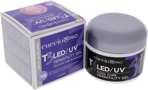 كوتشيو جل اظافر برو T3 كول كيور متعدد الاستخدامات باضاءة LED/UV - جل ذاتي التسوية مع الكالسيوم - مرن بشكل لا يصدق - التصاق قوي - لمسة نهائية شديدة اللمعان - تطبيق سريع - شفاف - جل اظافر 1 اونصة in Kuwait