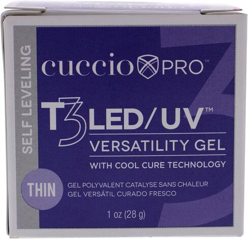 كوتشيو جل اظافر برو T3 كول كيور متعدد الاستخدامات باضاءة LED/UV - جل ذاتي التسوية مع الكالسيوم - مرن بشكل لا يصدق - التصاق قوي - لمسة نهائية شديدة اللمعان - تطبيق سريع - شفاف - جل اظافر 1 اونصة in Kuwait