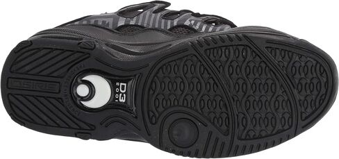 Osiris Men's D3 2001 Skate Shoe, Grey/Black/Grey, 9.5 in Saudi Arabia