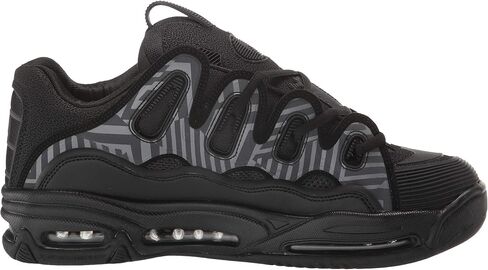 Osiris Men's D3 2001 Skate Shoe, Grey/Black/Grey, 9.5 in Saudi Arabia