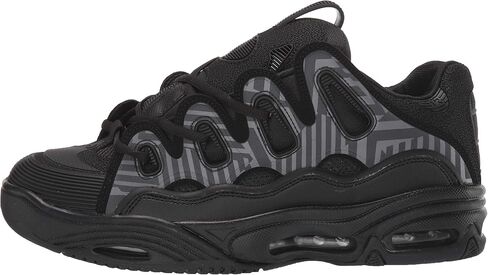 Osiris Men's D3 2001 Skate Shoe, Grey/Black/Grey, 9.5 in Saudi Arabia