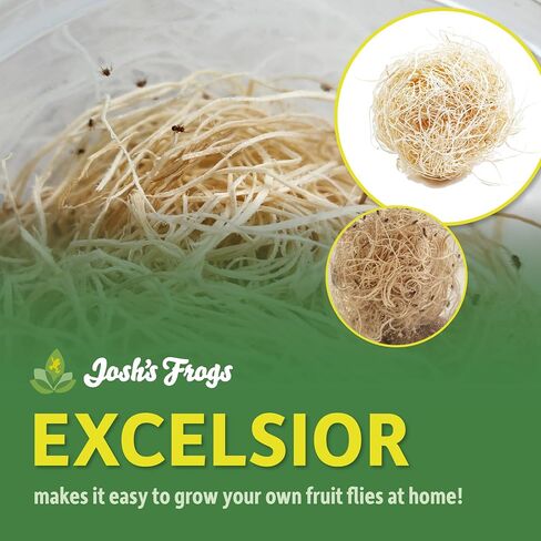 Josh's Frogs Excelsior (Makes 20 Fruit Fly Cultures) 9.2oz in Saudi Arabia