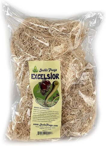 Josh's Frogs Excelsior (Makes 20 Fruit Fly Cultures) 9.2oz in Saudi Arabia