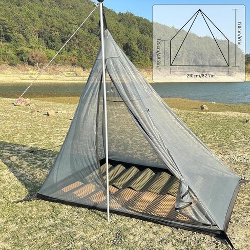 Camping Hot Tent with Wood Stove Jack Winter Teepee Tent 4 Season Backpacking Tent for Survival Hunting Military Fishing in Kuwait