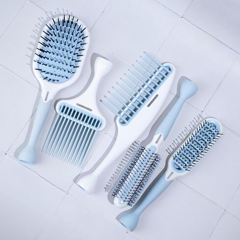 Cricket Friction Free Vent Hair Brush for Blow Drying Styling Professional Anti-Static Hairbrush for Long Short Thick Thin Curly Straight Wavy All Hair Types in Kuwait