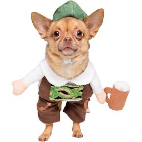 Pet Krewe X-Large German Oktoberfest Dog Costume - Barktoberfest Halloween Dog Costume - Perfect for Christmas Holiday, Parties, Photoshoots, Gifts for Dog Lovers