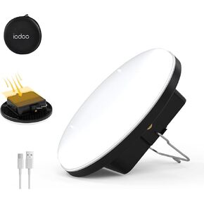16500mAh 60W Rechargeable Solar Camping Light 3000LM 2700/4000/6500K LED Camping Lantern Portable Waterproof Tent Light Solar Power Failure Emergency Survival Kits for Christmas Day Gift