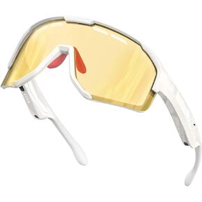 Smart Glasses Bluetooth Sunglasses with Speaker for Men Women, UV400 Protection Photochromic Cycling Sunglasses for Cycling, Driving, Fishing etc