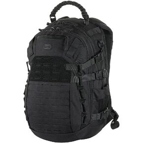 M-Tac Military Backpack for Men and Women - Large 25L Hiking MOLLE Backpack for Travel and Survival - Black Rucksack - Hiking Bag Suitable as a Daypack