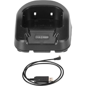 2 Way Radio Ni MH Ni CD Li ion Battery Charging Dock Desktop Charger USB Cable for BAOFENG UV 82 UV 82HP UV 82L Serie, USB Cable Battery Charger with Indicator Light