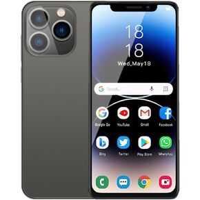 Unlocked Smartphone,6.11inch Cell Phone Android Phones Smart Phones Dual SIM Card，Dual Cameras 1GB RAM 16GB ROM，(Expandable to 128GB), Support: WiFi, Bluetooth, 3GWCDMA Unlocked (Black)