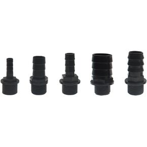 5 Sizes Nozzles Kit for Fountain Pump Plastic Fountain Pump Nozzle Adapters for Aquarium Fish Tank Pond Hydroponics