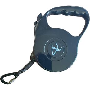 Retractable Dog Leash Locking Training Small to Medium Dogs up to 26 lbs (16ft. max. Length), Black