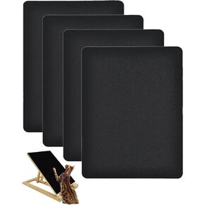 BNOSDM Cat Nail File Scratcher Sandpaper, 4 Pack Replacement Sand Paper for Cat Scratching Board, Pet Scratch Liner for Furniture, Litter Box or Any Flat Surface (Black)