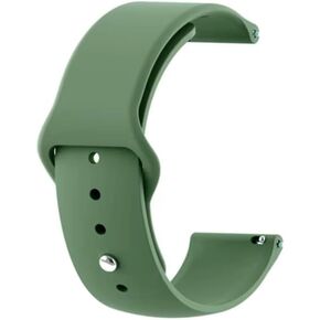 18mm Silicone Wristband Replacement with Quick Release Pins, Compatible with Samsung Galaxy Smartwatch