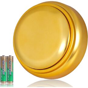 Gold Record Button Recording Buttons 30 Second Voice Recordable Buttons for Classroom Fun Study Gift Voice Messages to Parents, Friends and Yourself.
