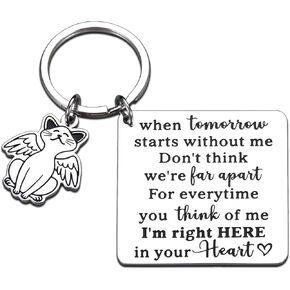 Cat Memorial Gifts for Loss of Cat Keychain Halloween Cat Boo Baskets Pet Memorial Gift Cat Loss Sympathy Gifts to Honor Cat Bereavement Gift for Women Men Friends Remembrance Gifts for Cat Mom Dad