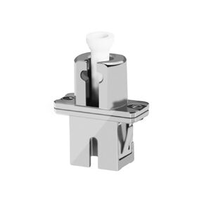 SC to LC Fiber Optic Coupler with Flange, Simplex UPC Metal Hybrid Fiber Adapter