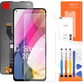 AGCUT for Moto G Stylus 2021 Screen Replacement for Moto G Stylus 2021 LCD Display XT2115 LCD Digitizer Touch XT2115-1 Screen Assembly Repair Part+Installation Video