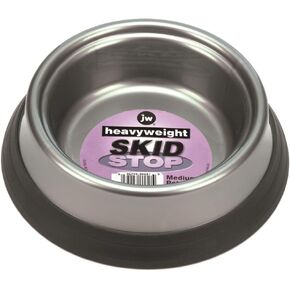 JW Pet Heavy Weight Skid Stop Pet Bowl, Small, Colors Vary, (64248)