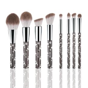Natural Hair Makeup Brush Set Professional, Sable Makeup Brushes Set with Case by Luxury ENZO KEN, Natural Hair Brushes Makeup Set, Glitter Make up Brushes Set Professional, Natural Makeup Brushes, Natural Bristle Makeup Brushes.