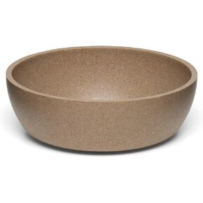 Loving Pets - Dolce Bamboo - Dog Food Water Bowl (Medium, Oat-Beige)